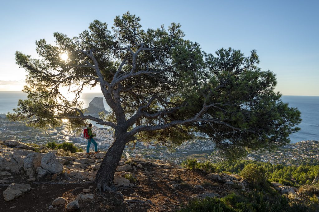 Trekking en la Sierra de Olta, Calpe, Alicante, España